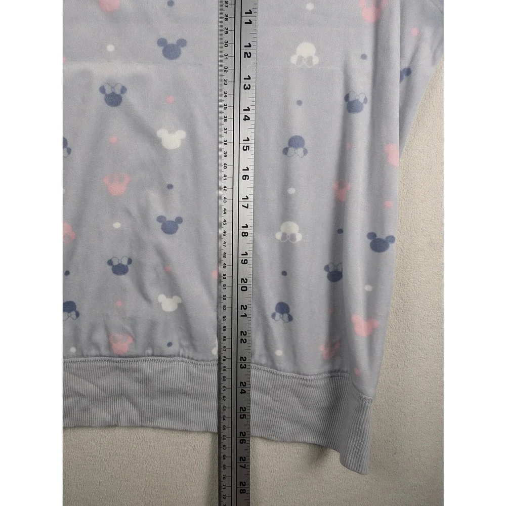 Disney Pajama 2 Piece‎ Set Women's Mickey Silky Stretch Fleece Long Sleeve XXL - Picture 5 of 13
